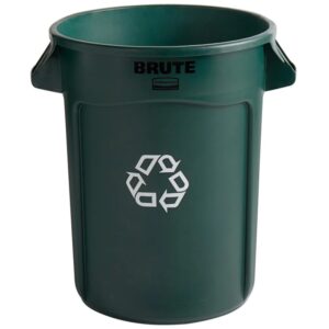 Thùng Brute Blue có logo tái chế 44 gal
