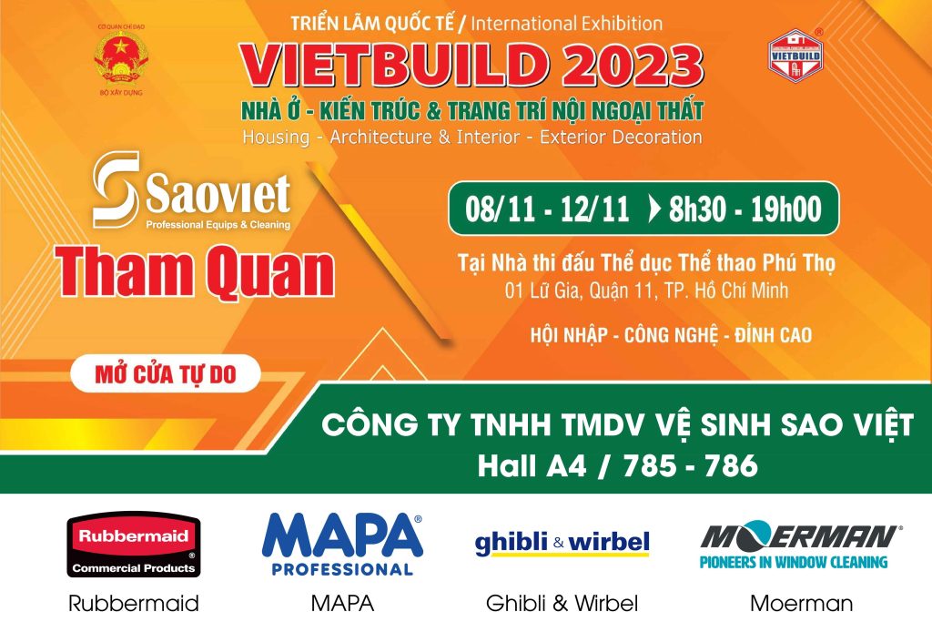 Công ty Sao Việt tham gia hội chợ triển lãm quốc tế Vietbuild 2023